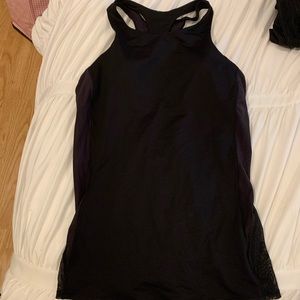 Lululemon Black Halter tank with built in bra